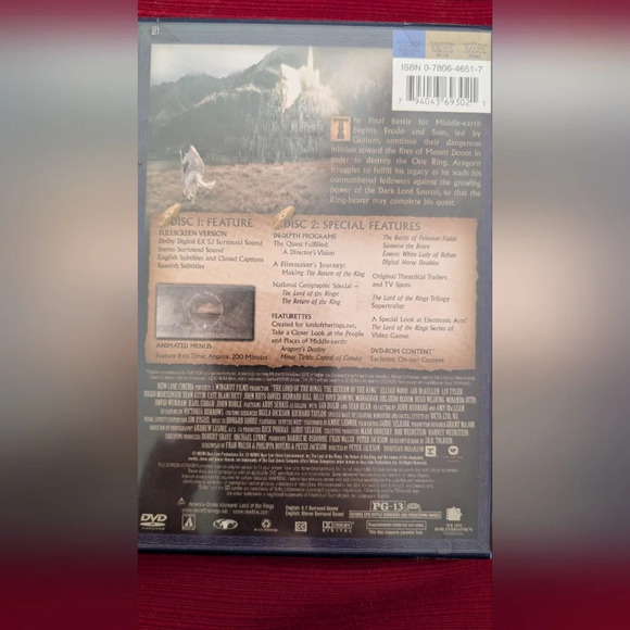 Lord Of The Rings Return Of The King (EUC) - Picture 2 of 4